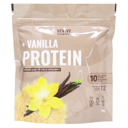 Revive Superfoods Superfood Blend + Vanilla Protein Front