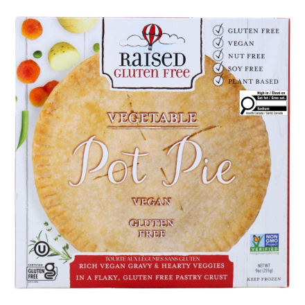 Raised Gluten-Free Vegetable Pot Pie Front