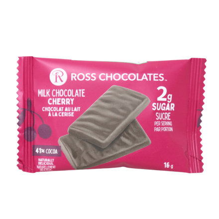 Ross Chocolates Whispers Milk Chocolate with Cherry front