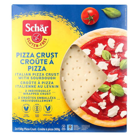 Front of Schar Gluten Free Pizza Crust