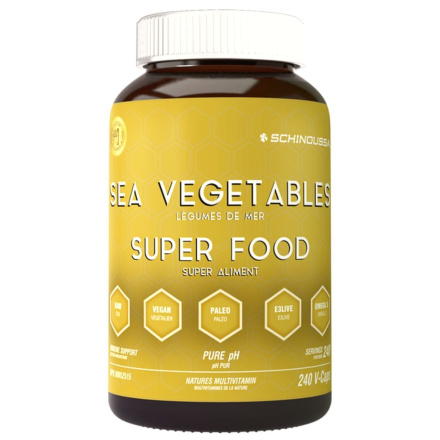 Front of Schinoussa Sea Vegetables Super Food Pure pH Immune