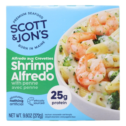 Scott & Jon’s Shrimp Alfredo Pasta Bowl With Penne Canada Front