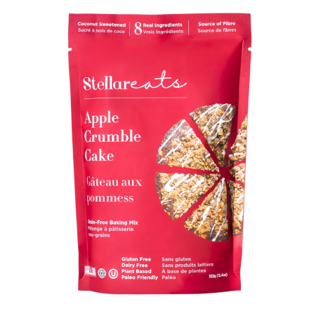 Stellar Eats Grain-Free Apple Crumble Cake Baking Mix Front