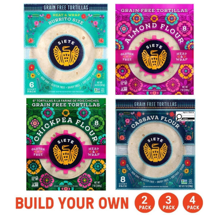 Siete Tortilla Build Your Own Pack