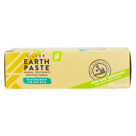 Front of Redmond Silver Earthpaste Mineral Toothpaste Wintergreen