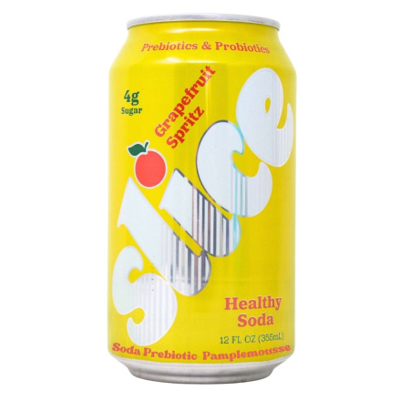 Slice Prebiotic Soda Grapefruit Canada Front