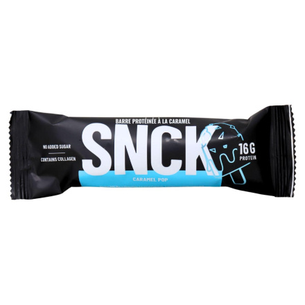 SNCK Collagen Protein Bar Caramel Pop Canada Front