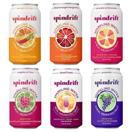 Spindrift Sparkling Water Variety 6-Pack Canada Front