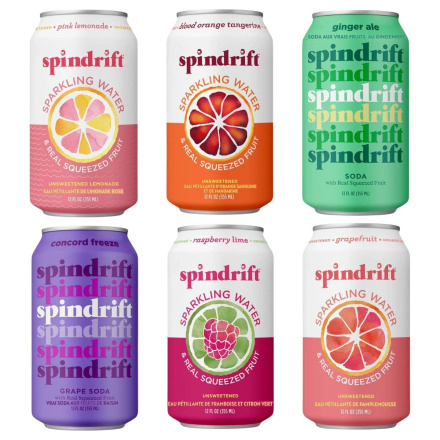 Spindrift Bestsellers Variety 6-Pack Canada Front