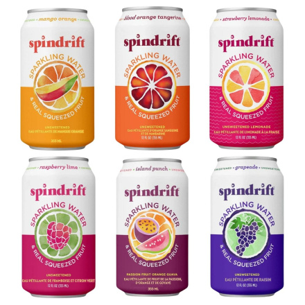 Spindrift Sparkling Water Variety 6-Pack Canada Front