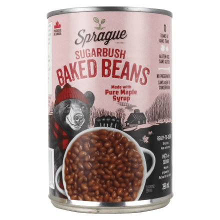 Front of Sprague Sugarbush Baked Beans With Pure Maple Syrup
