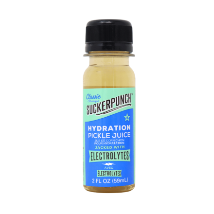 SuckerPunch Hydration Pickle Juice With Electrolytes Dill Pickle Front