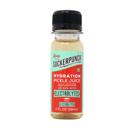 SuckerPunch Hydration Pickle Juice With Electrolytes Spicy Pickle Front