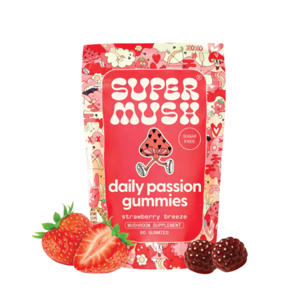 SuperMush Superfood Gummies Daily Passion Canada Front