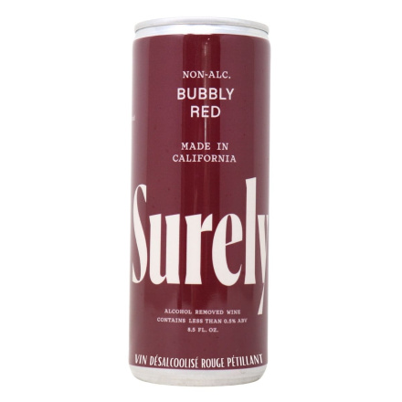 Surely Alcohol Removed Wine Bubbly Red Canada Front