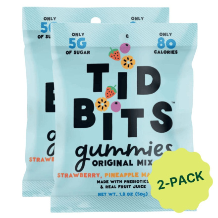 TIDBITS Low Sugar Gummies Original Mix Front