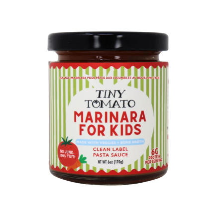Tiny Tomato Marinara Pasta Sauce With Veggies and Bone Broth Front