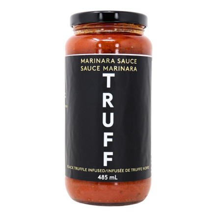 Front of TRUFF Truffle Pasta Sauce Black Truffle Infused Marinara Sauce - Spicy Marinara Sauce - Easy Marinara Sauce - Authentic Marinara Sauce