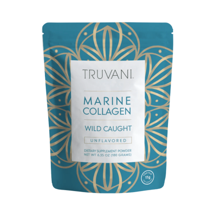 Truvani Wild Caught Marine Collagen Powder Unflavoured Canada Front
