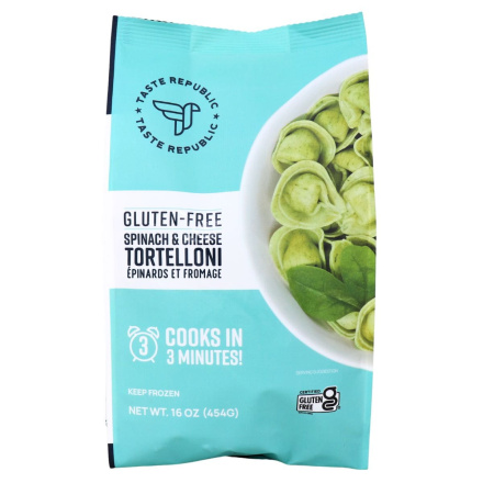 Taste Republic Gluten-Free Spinach & Cheese Tortelloni Front