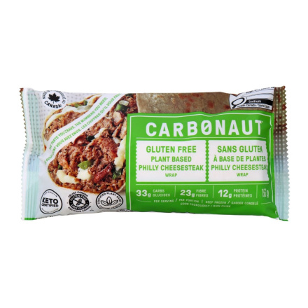 Carbonaut Plant-Based Philly Cheesesteak Wrap Front