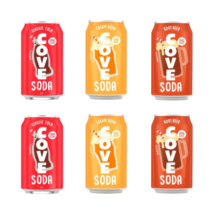 Front of Cove Soda Classics Variety Pack Gut Healthy Soda - Healthy Soda - Probiotic Drink Canada - Probiotic Soda