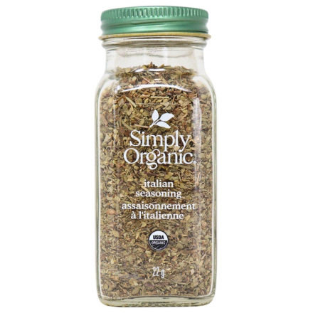 Front of Simply Organic Italian Seasoning - Organic Italian Seasoning - Kosher Italian Seasoning - Organic Seasoning