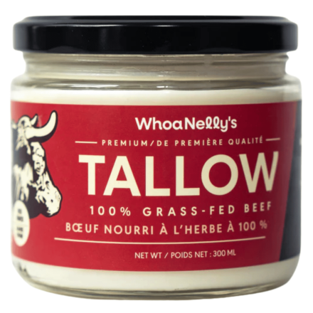 Whoa Nelly's 100% Grass-Fed Beef Tallow Front