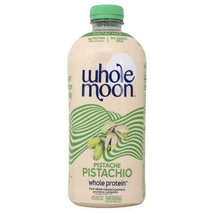 Whole Moon Whole Protein Pistachio Soy Beverage front