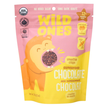 Wild Ones Organic Smoothie Crisps Superfood Chocolate Canada Front