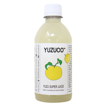 Front of Yuzuco Yuzu Super Juice - Yuzu Cocktail Ingredient - Yuzu Marinade - Sweetened Yuzu Juice