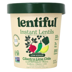 Lentiful Instant Lentils Low Sodium Cilantro Lime Chile, 57 g