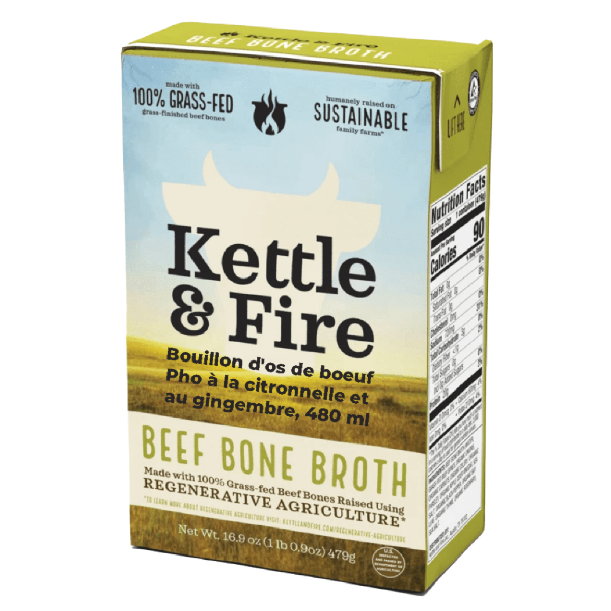 Kettle & Fire 100 GrassFed Beef Bone Broth at Natura Market