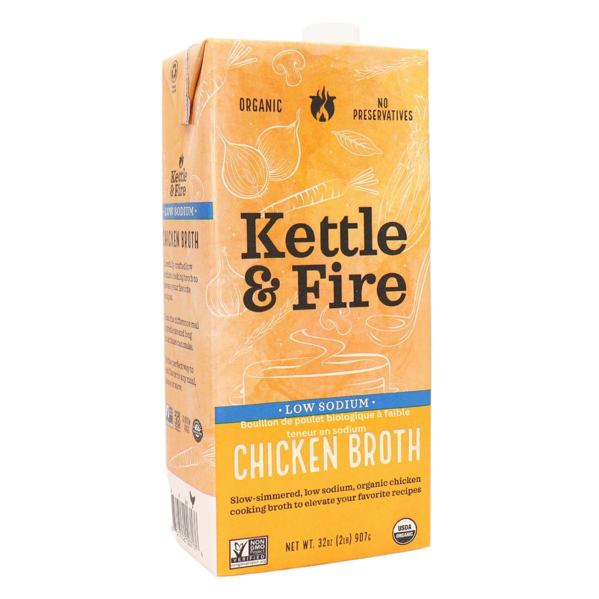 Kettle & Fire Low Sodium Chicken Broth at Natura Market