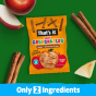 That’s It No Sugar Added Organic Fruit Crunchables Apple + Cinnamon Crisps 6-Pack Lifestyle
