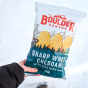 Boulder Canyon Kettle Style Potato Chips Sharp White Cheddar Lifestyle