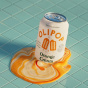 OLIPOP Low Sugar Prebiotic Sparkling Tonic Orange Cream Lifestyle