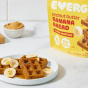 Evergreen High-Fibre Mini Waffles Peanut Butter Banana Bread Lifestyle