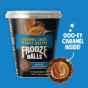 Front of Frooze Balls Vegan Energy Bites Caramel Chocolate Peanut Butter