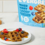 Evergreen High-Fibre Mini Waffles Mixed Berry Cobbler Lifestyle