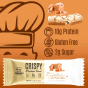 Genius Gourmet Gluten-Free Crispy Protein Treat Salted Caramel, 30g - Protein Bars Canada