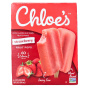 Chloe’s Real Fruit Pops Strawberry Front
