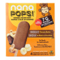 Nanashake Vegan NanaPops Banana-Based Bars Chocolate Peanut Butter Front