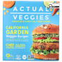 Actual Veggies California Garden Veggie Burger Front