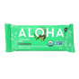 Front of ALOHA Protein Bar Organic Plant-Based Protein Bar Chocolate Mint Protein Bar