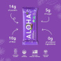 ALOHA Protein Bar Organic Plant-Based Protein Bar Chocolate Fudge Brownie Protein Bar