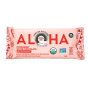 Front of ALOHA Protein Bars Peppermint White Chocolate Gluten-Free Organic Plant-Based Protein Bar