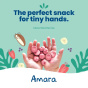 Amara No Sugar Organic Smoothie Melts Mixed Red Berries, 28g - Organic Melts, Yogurt Drops, Freeze Dried Yogurt Snacks