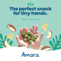Amara No Sugar Organic Smoothie Melts Mixed Red Berries, 28g - Organic Melts, Yogurt Drops, Freeze Dried Yogurt Snacks
