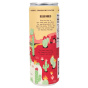 Back of Aura Bora Herbal Sparkling Water Cactus Rose, 355mL